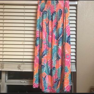 Lilly Pulitzer Maxi Skirt Multi Goombay Sm…